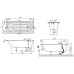 Ванна квариловая Villeroy&Boch Oberon UBQ177OBE2V-01