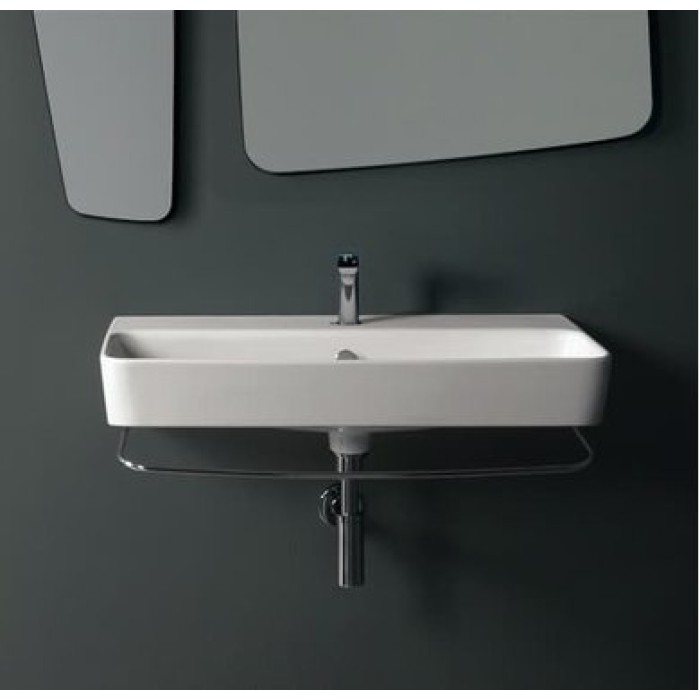 Керамическая раковина 90 см Simas Degrade, bianco glossy DE 12