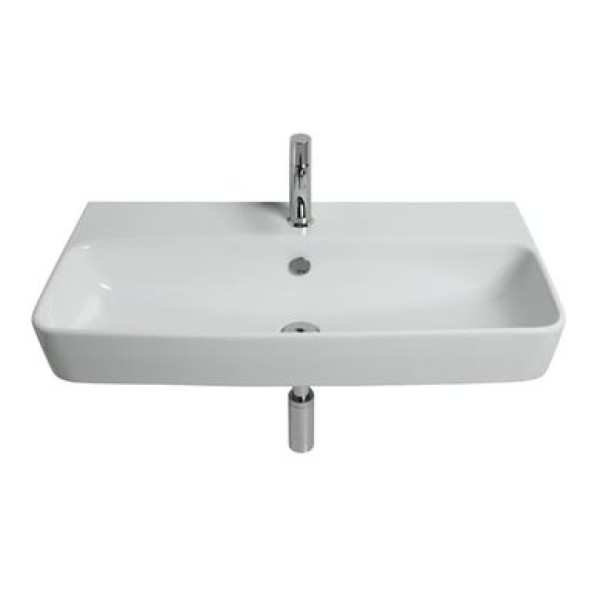 Керамическая раковина 90 см Simas Degrade, bianco glossy DE 12