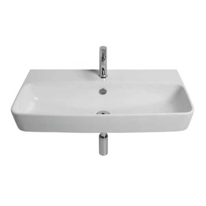 Керамическая раковина 90 см Simas Degrade, bianco glossy DE 12