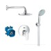 Плитка керамогранит Grohe Eurosmart Cosmopolitan Душевая система с Euphoria Cosmopolitan 180 (25183000) для пола