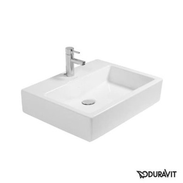 Плитка керамогранит Керамическая раковина 59,5 см Duravit Vero, белая 0452600041 для пола