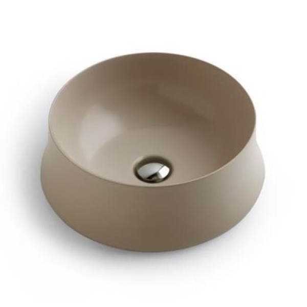 Керамическая раковина 42 см Simas Sharp, champagne glossy SH 02