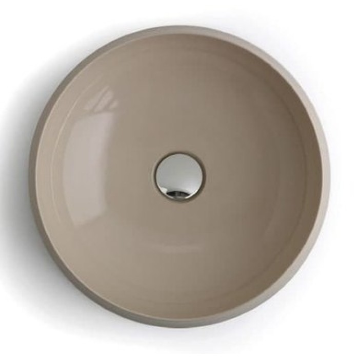 Керамическая раковина 42 см Simas Sharp, champagne glossy SH 02