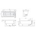 Ванна акриловая Villeroy&Boch O.NOVO UBA170CAS2V-01