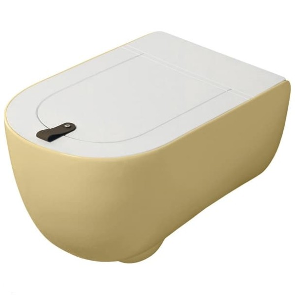 Подвесной унитаз безободковый Artceram The One (THV001 12;00) zync yellow