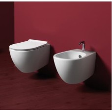Унитаз подвесной безободковый Simas Vignoni, bianco glossy (VI 18)