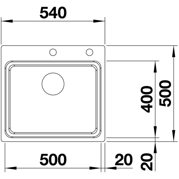 Мойка для кухни Blanco Etagon 500-IF/A  521748