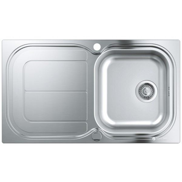 Мойдка для кухни Grohe 860x500 мм с эксцентриком, 1 чаша, матовая (31563SD0)