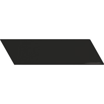 Плитка Equipe Ceramicas 23367 Chevron Wall Black Matt Right 5,2х18,6 см