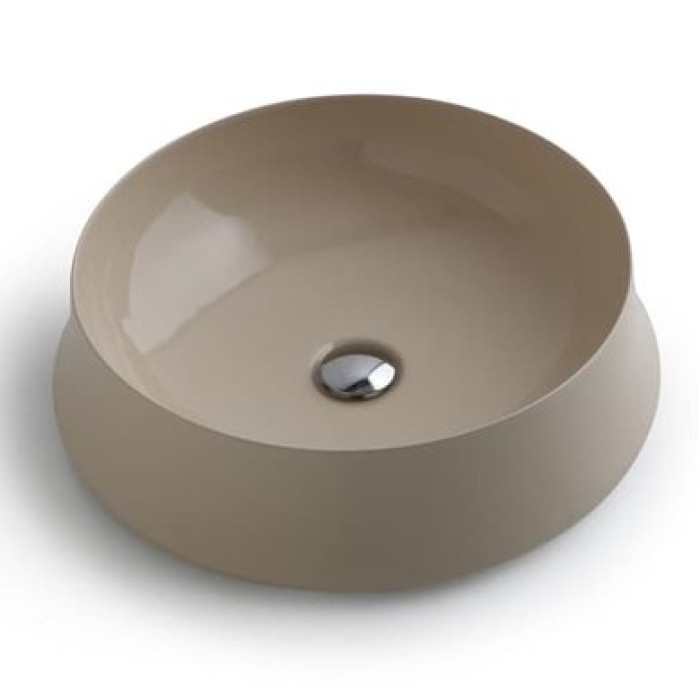 Керамическая раковина 50 см Simas Sharp, champagne glossy SH 01