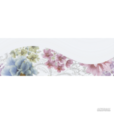 Плитка Alfobel Olas DB FLORES AZUL 1 9×600×200