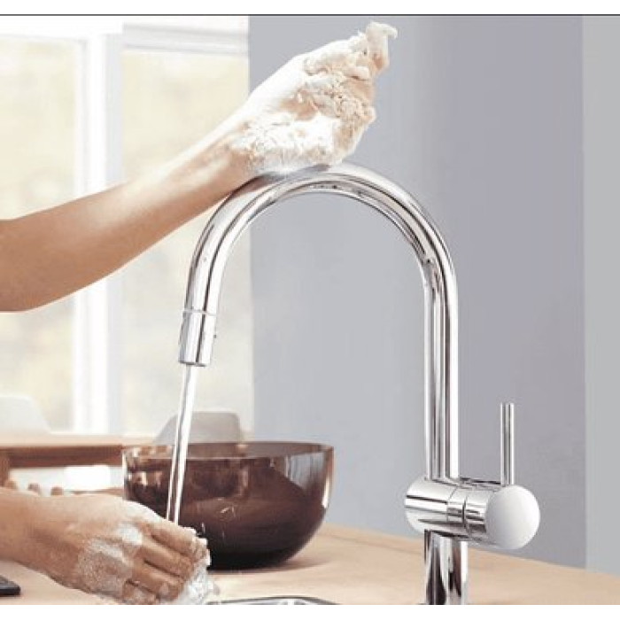 Сенсорный смеситель для кухни Grohe Minta Touch 31358001
