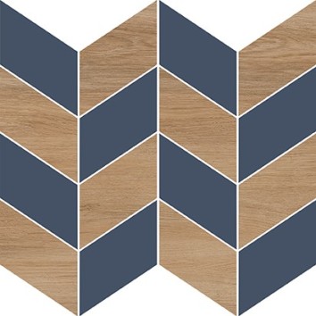 Плитка Opoczno LOVE YOU NAVY FULL MOSAIC SATIN под дерево