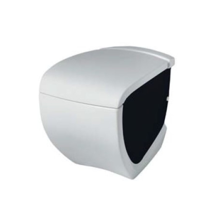 Напольный унитаз Artceram Hi-Line (HIV002 01;50) white glossy/black bicolor
