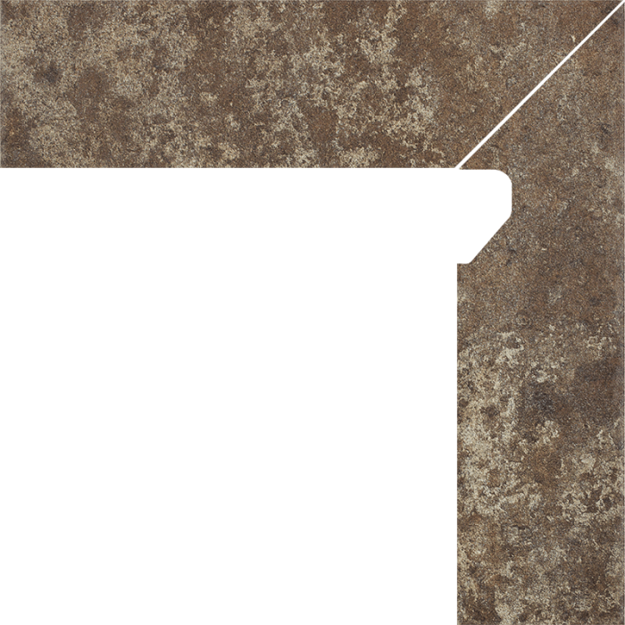 Клинкер Paradyz ILARIO BROWN COKOL 2 EL.-PRAWY