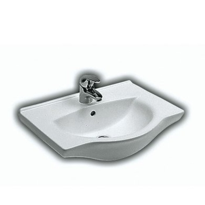 Керамическая раковина 56 см Hatria Sophie, белый (Y0HG01) Керамическая раковина 56 см Hatria Sophie, белый (Y0HG01)