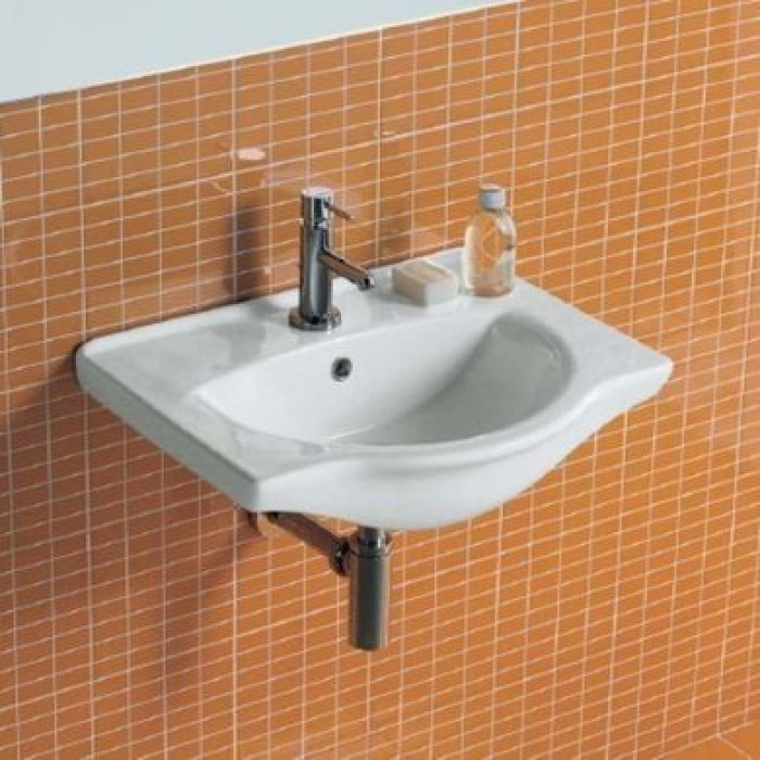 Керамическая раковина 56 см Hatria Sophie, белый (Y0HG01)