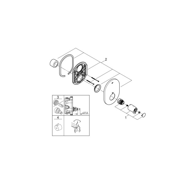 Grohe Grohtherm Special Центральный термостат (29096000)