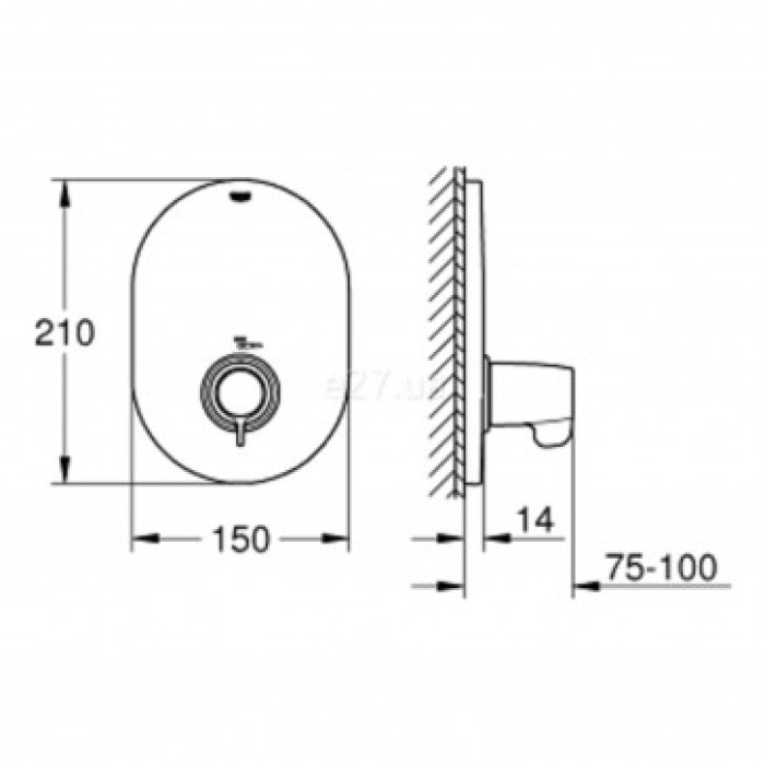 Grohe Grohtherm Special Центральный термостат (29096000)