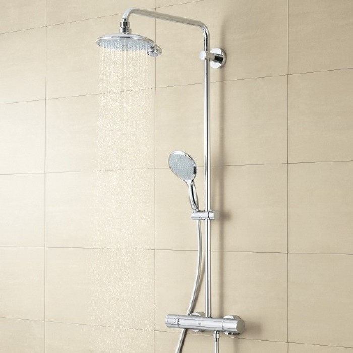 Плитка керамогранит Душевая система Grohe Euphoria 190 (26186000) для пола