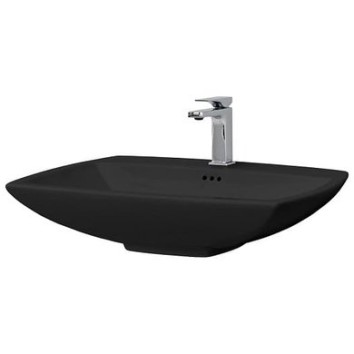 Керамическая раковина 70 см Artceram Jazz, black glossy (JZL004 03;00)