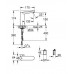 Электронный смеситель для раковины Grohe Eurosmart Cosmopolitan E L-Size 36422000