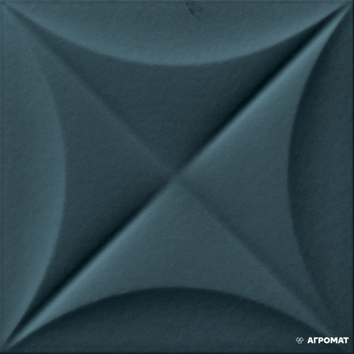 Плитка Marca Corona 4D E066 FLOWER D.BLUE MATT 20 9×200×200