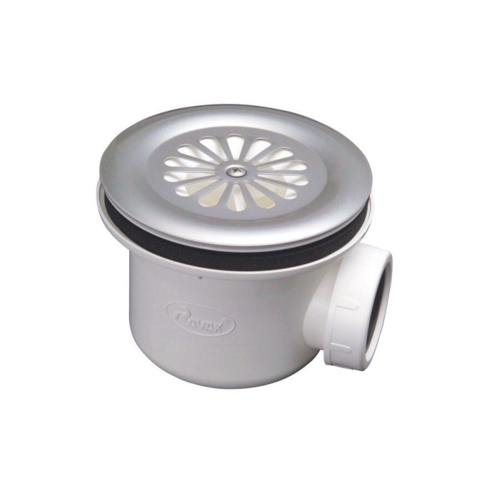 Душевая кабина Ravak XP3RV2-90 Полир. алюм. Transparent + поддон Modena 90 ST + сифон Basic 90