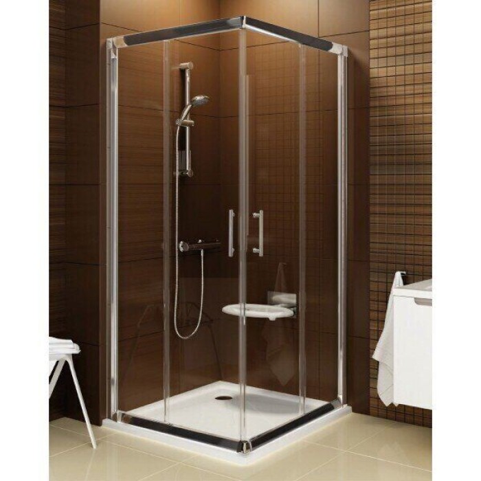 Душевая кабина Ravak XP3RV2-90 Полир. алюм. Transparent + поддон Modena 90 ST + сифон Basic 90