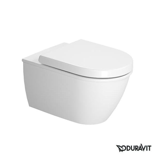 Плитка керамогранит Унитаз подвесной безободковый Duravit Rimless Darling New 2557090000 для пола