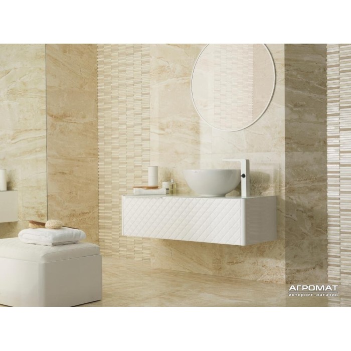 Плитка Venis Capuccino CAPPUCCINO BEIGE 9×1000×333 под мрамор