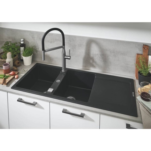 Мойдка для кухни Grohe 1160х500 мм, Granite Black (31647AP0)