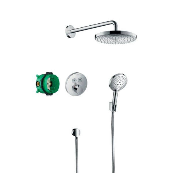 Плитка керамогранит Душевая система Hansgrohe Raindance Select S 27297000 для пола