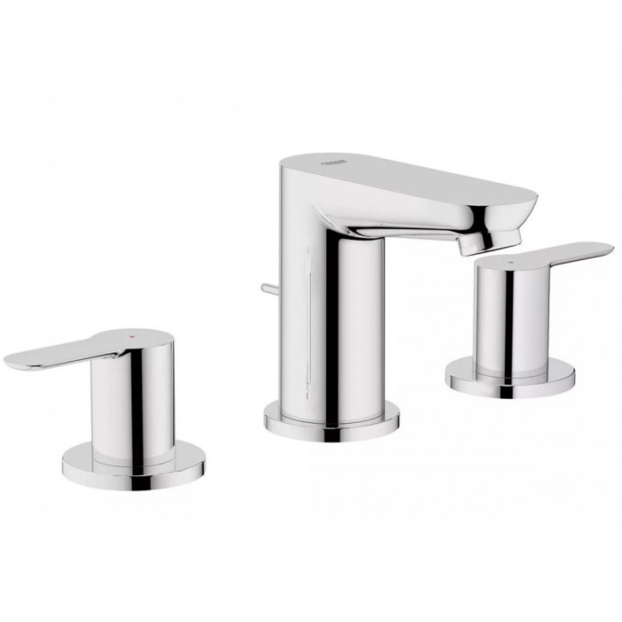 Grohe BauEdge Смеситель для раковины на 3 отверстия (20197000)