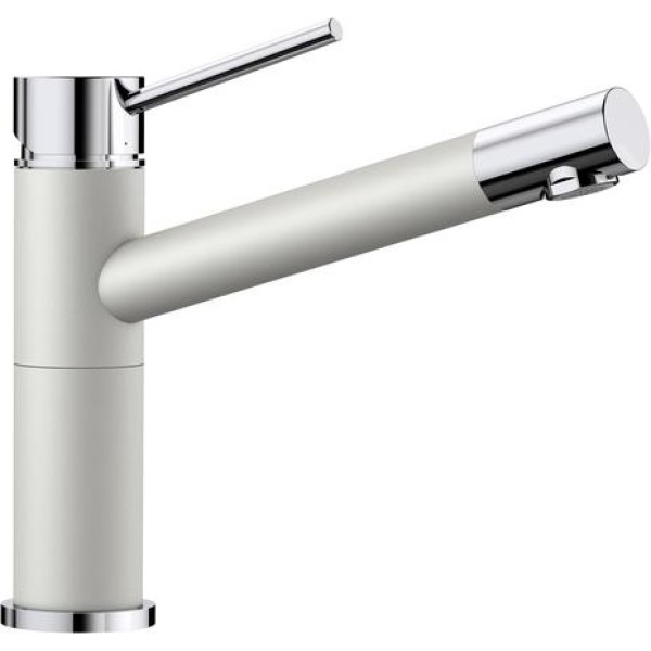 Смеситель кухонный Blanco ALTA Compact хром / жемчужный 520729