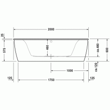 Darling New ванна угловая 141,5 см 700249000000000 в интернет-магазине «Estet Room»