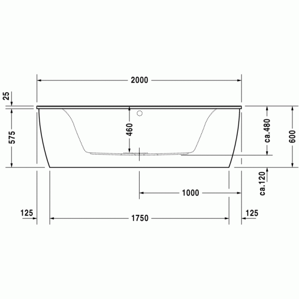 Darling New ванна угловая 141,5 см 700249000000000 в интернет-магазине «Estet Room»