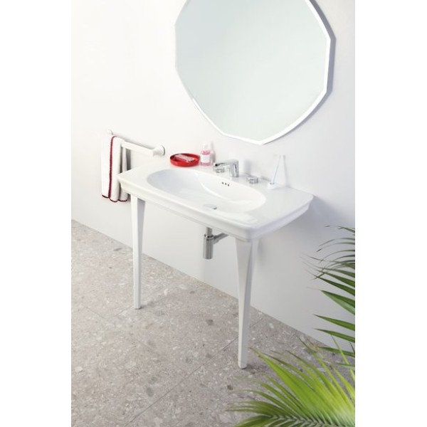 Керамическая раковина 90 см Artceram Civitas, white glossy (CIL002 01;00)