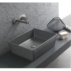 Керамическая раковина 50 см Hatria Happy Hour 11:00, антрацит (A0YxSL08)