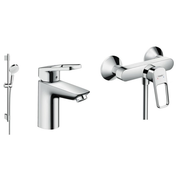 Набор смесителей для душа Hansgrohe Logis Loop 1072017 (71151000+71247000+27353400)
