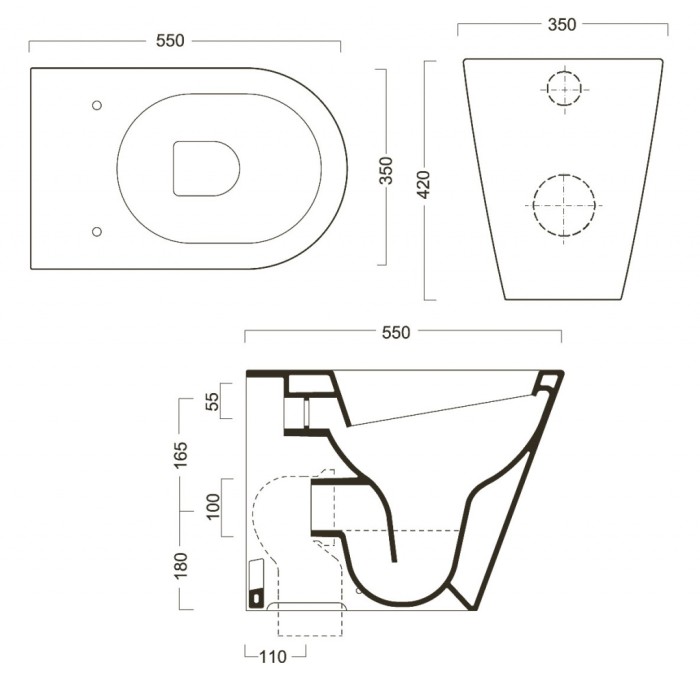 Напольный унитаз Catalano Zero Напольный унитаз Catalano Zero