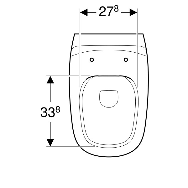 Унитаз напольный Geberit Citterio 6 л, горизонтальный выпуск, белый глянец, KeraTect, Rimfree 500.512.01.1