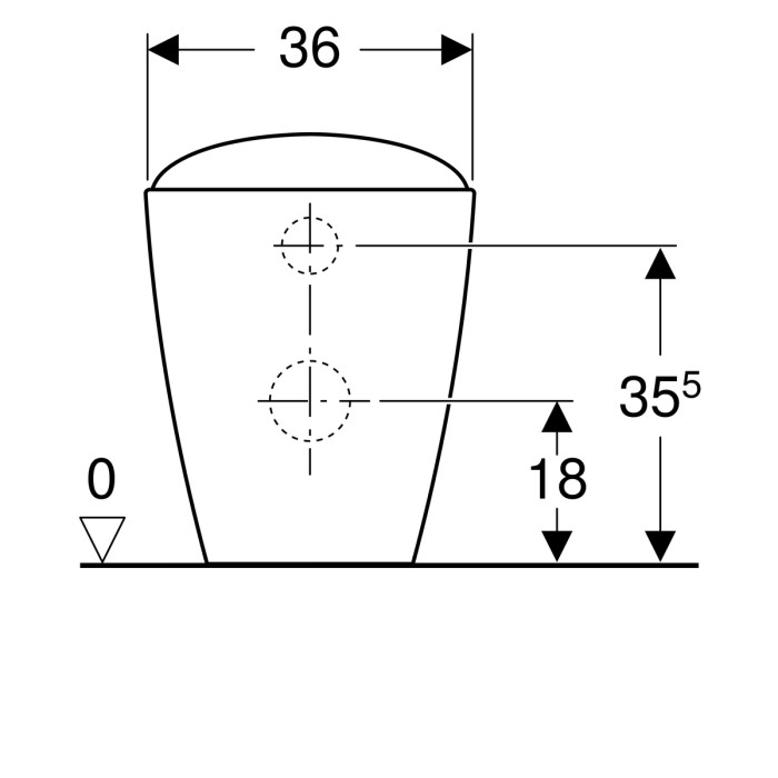 Унитаз напольный Geberit Citterio 6 л, горизонтальный выпуск, белый глянец, KeraTect, Rimfree 500.512.01.1 Унитаз напольный Geberit Citterio 6 л, горизонтальный выпуск, белый глянец, KeraTect, Rimfree 500.512.01.1
