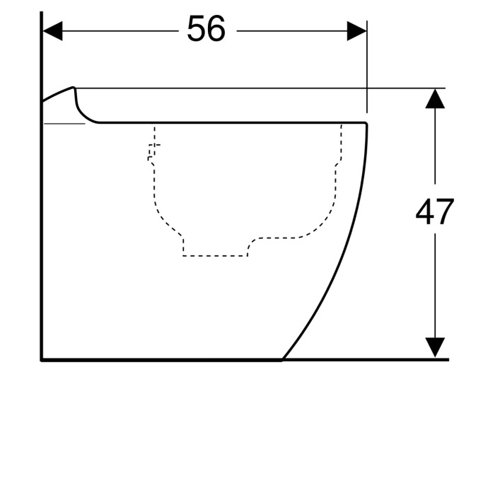 Унитаз напольный Geberit Citterio 6 л, горизонтальный выпуск, белый глянец, KeraTect, Rimfree 500.512.01.1 Унитаз напольный Geberit Citterio 6 л, горизонтальный выпуск, белый глянец, KeraTect, Rimfree 500.512.01.1
