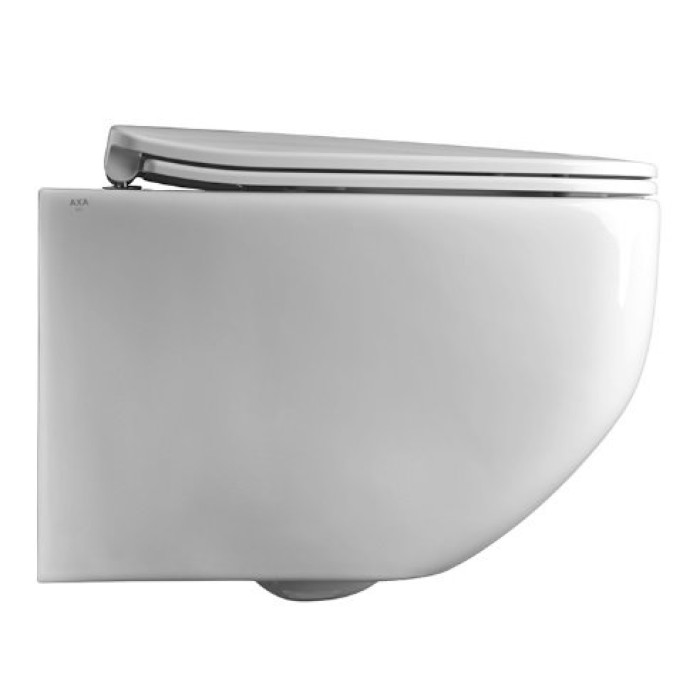 Унитаз подвесной безободковый AxA White Jam NoRim 3312701