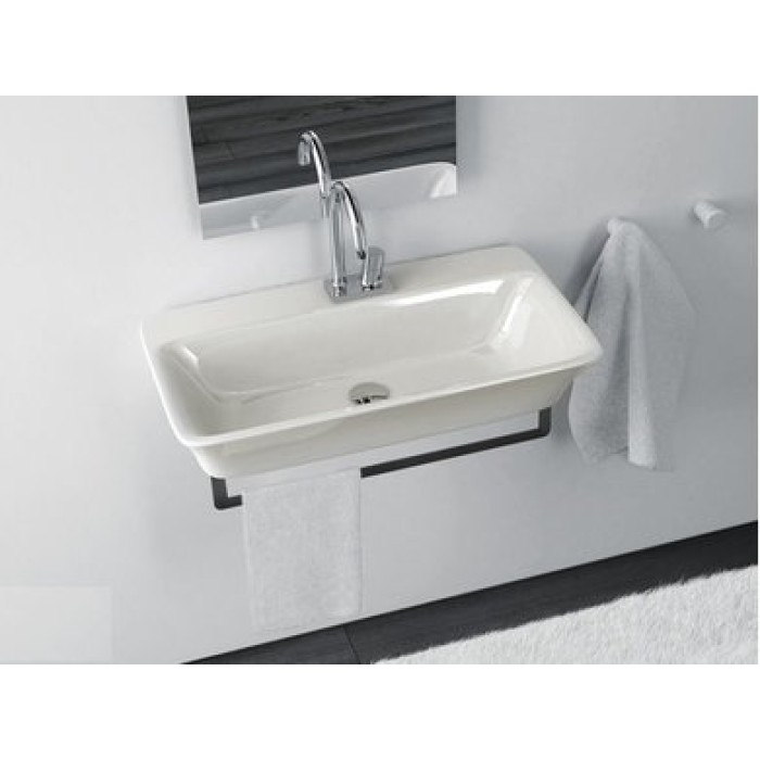 Керамическая раковина 80 см Artceram Cow, white glossy (CWL003 01;00)