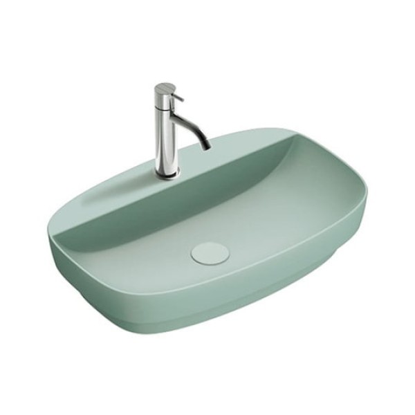 Керамическая раковина 65 см Catalano Green Lux, verde satinato
