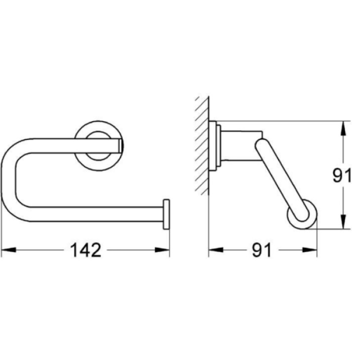 Grohe Atrio Держатель туалетной бумаги (40313000)