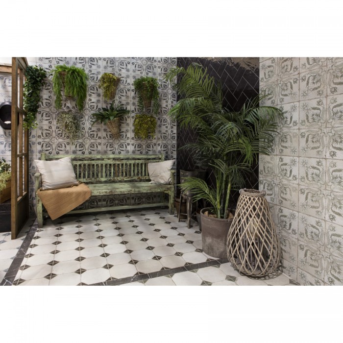 Напольная плитка PERONDA FS YARD BLACK 10×450×450 под бетон